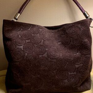 Arcadia Suede handbag